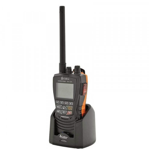 Cobra HH600 Handheld Waterproof Floating GPS Bluetooth VHF Radio 