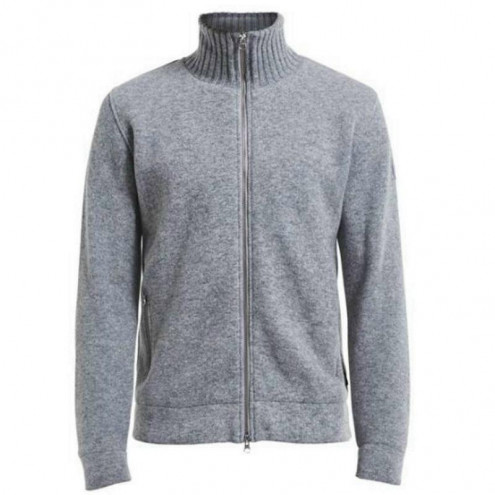 Holebrook Mans Zip WP Windproof Sweater - XL, Grey Melange