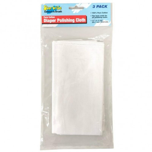 Star brite 040039P Cotton Diaper Polishing Cloths 3 Pack 
