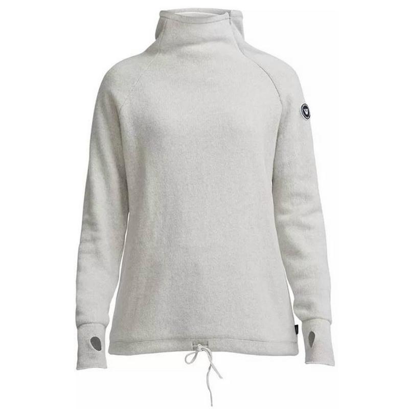 Holebrook Martina Ladies Wool Windproof Sweater Light Grey Melange