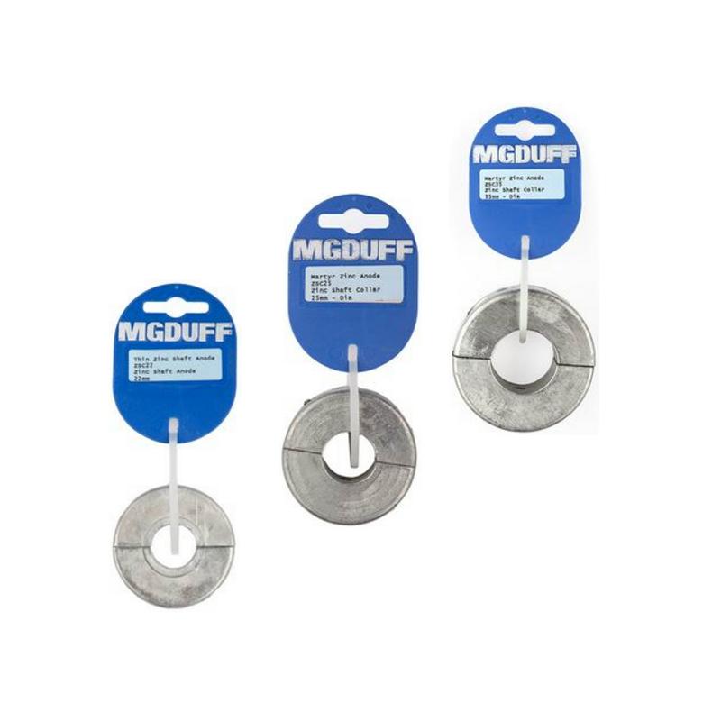 MG Duff Zinc Shaft Collar Anode Various zsc22