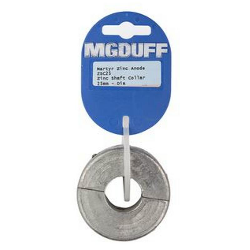 MG Duff Zinc Shaft Collar Anode 25 mm zsc25 j160224