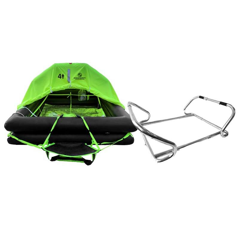Ocean Safety Ocean Regatta Liferaft 4 Man Valise with Free UK