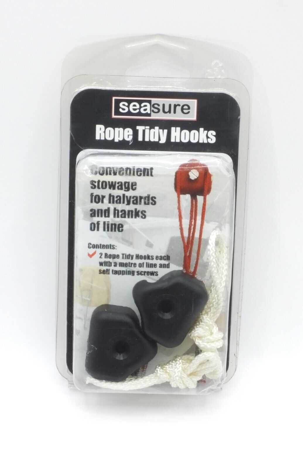 Seasure Belaying Hook 2 Pack White 25.29w j160224