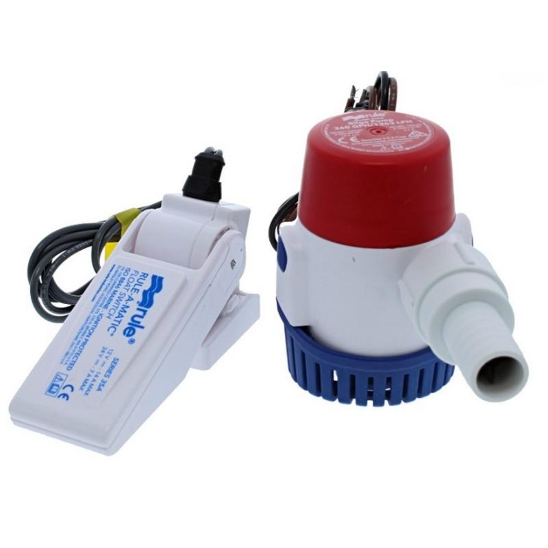 Rule Pump 360 GPH Bilge Pump Including Float Switch 24da 35a j160224