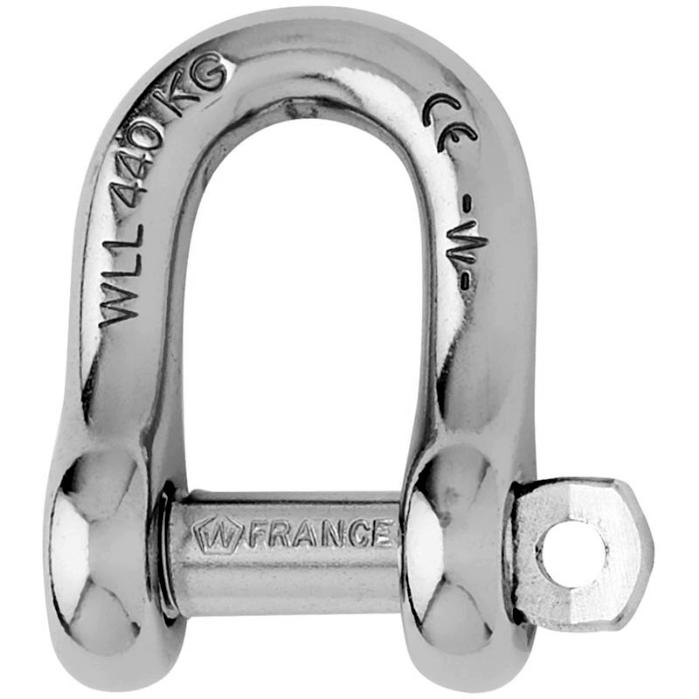Wichard D Captive Pin Forged Shackle CE Stamped 5 mm 1402 j160224