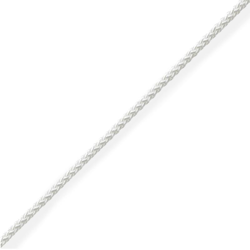 Marlow Ropes 8 Plait Standard Polyester 2mm White ja0039