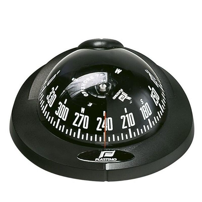 Plastimo Offshore 75 Flushmount Horizontal Compass Black 63857 j160224