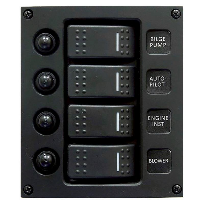 Talamex Switch Panel Curved Design 4 Switches 14-576-020
