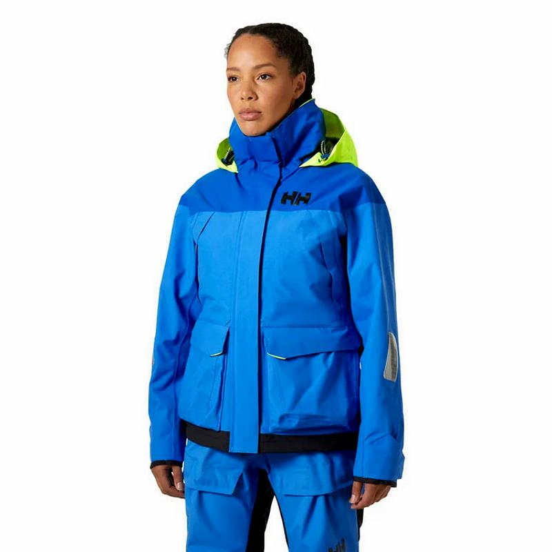 ヘリーハンセン HELLY Hansen スキー　レディース ブルー Helly Hansen Womens Pier 3.0 Jacket Ultra Blue Size S - Last 2 In