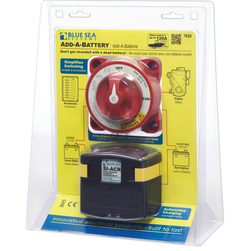 Blue Sea Panel 360 12VDC 8pos DMM FR - Blue Sea Systems 1227