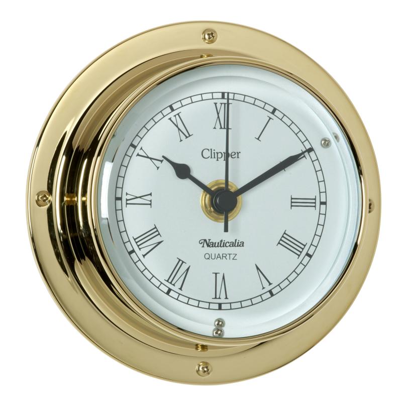 Clipper Clock QuickFix Brass 4.5