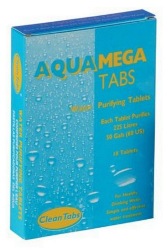 Aqua Clean Water Purification 20 Mega Tabs ct088 j160224