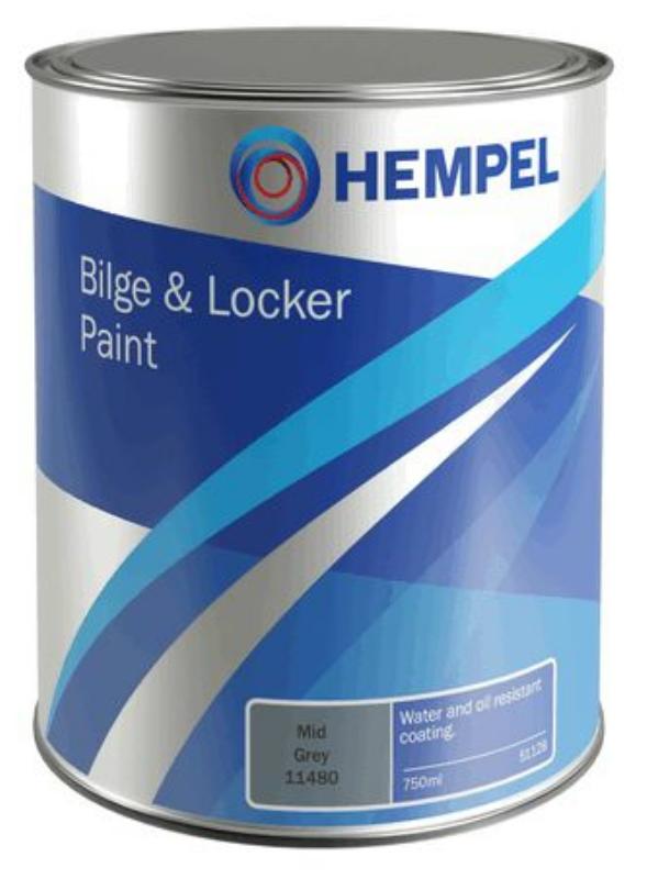 Hempel Bilge & Locker Paint 750ml Light grey